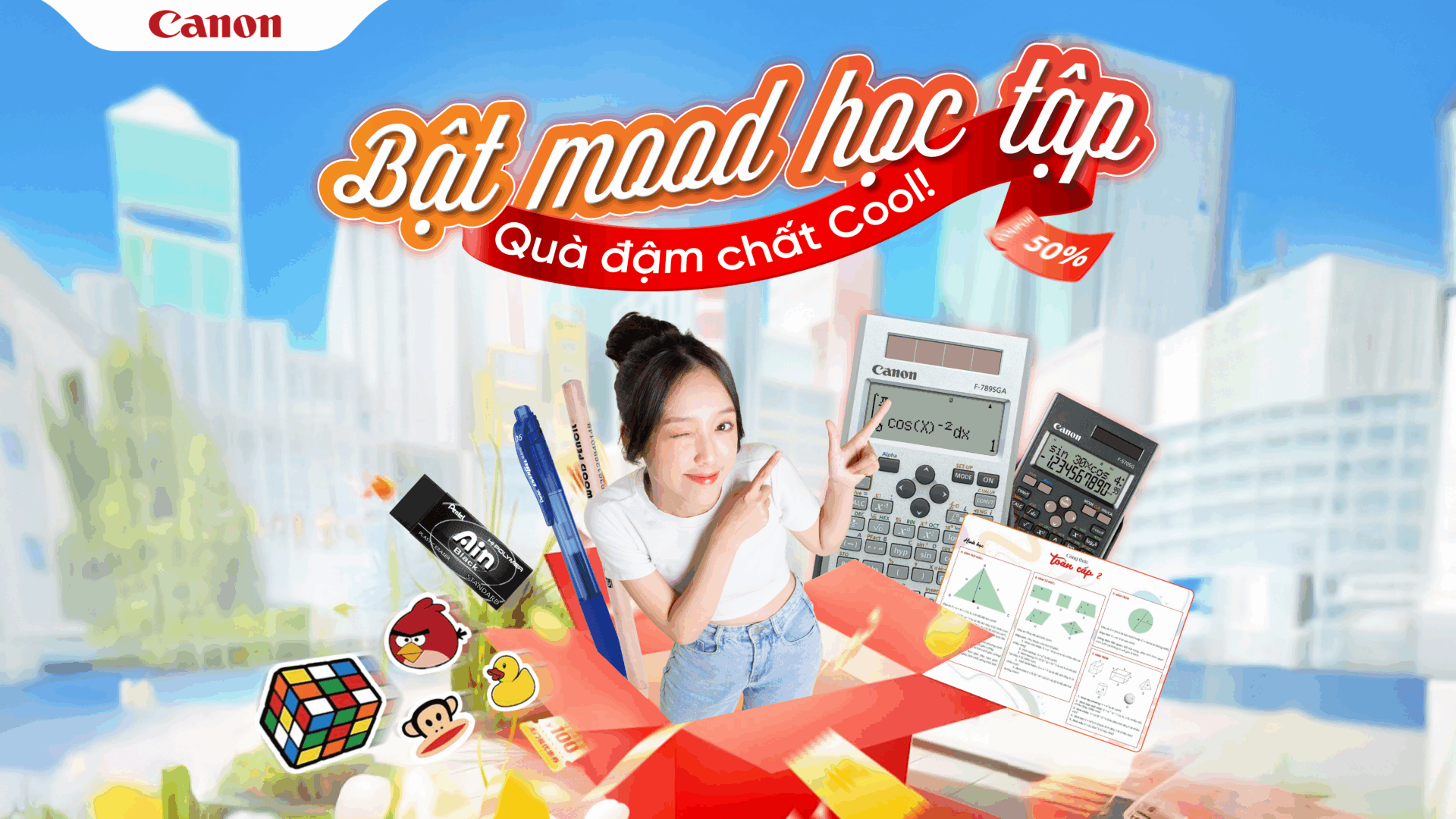Chương trình ưu đãi khi mua máy tính Canon